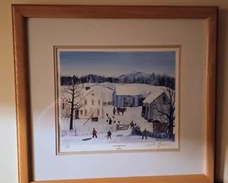 Painting by the son of Grandma Moses