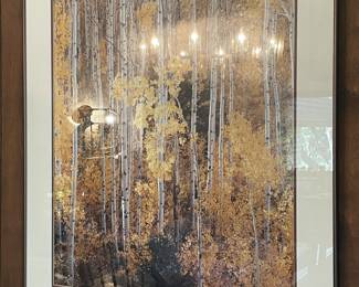 signed  framed photo   lovely in  person 