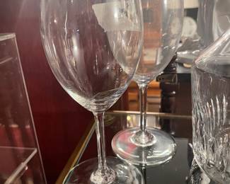 BACCARAT SET OF 2 WINE GLASSES  