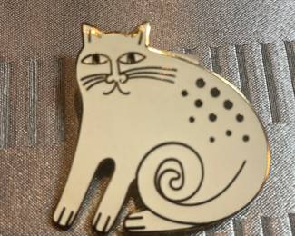 laurel burch -cat brooch 