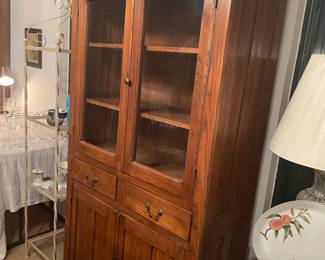 antique cabinet  lots of storage  