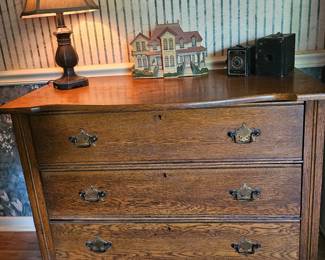 Vintage solid wood dresser