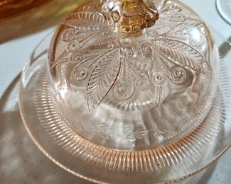 Pink Depression glass