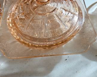 Pink Depression glass