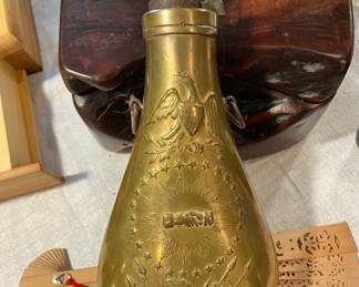 Civil War powder flask