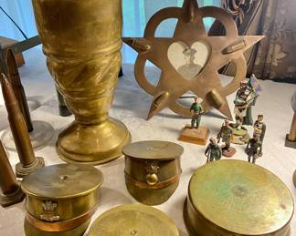 WWI and WWII trench art