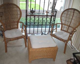 Cane Wicker Seating set