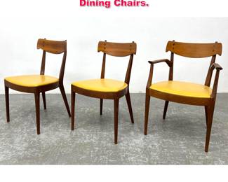 Lot 497 Set 3 DREXEL by KIPP STEWART Dining Chairs. 