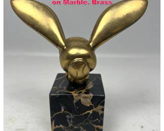 Lot 153 GASTON LACHAISE Bee Sculpture on Marble. Brass