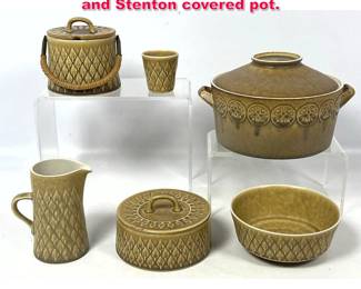 Lot 554 6pc Lot. Kronjyden Serving Dishes and Stenton covered pot. 