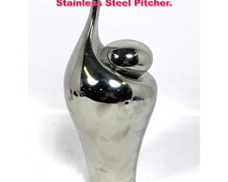 Lot 198 Georg Jensen Aldo Bakker Polished Stainless Steel Pitcher. 