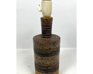 Lot 215 Tue Poulsen Art Pottery Table Lamp.