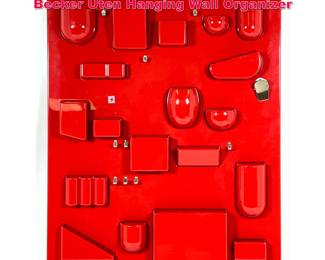 Lot 231 Red Utensilo Dorothee Mauerer Becker Uten Hanging Wall Organizer