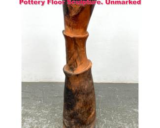 Lot 416 Large SYDNEY K HAMBURGER Pottery Floor Sculpture. Unmarked