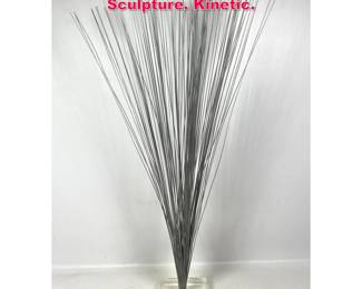 Lot 12 Bertoia style Metal Rod Modernist Sculpture. Kinetic. 