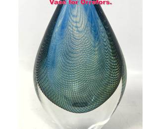 Lot 126 SVEN PALMQVIST Kraka Art Glass Vase for Orrefors. 