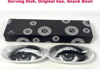 Lot 224 PIERO FORNASETTI Double Eye Serving Dish. Original box. Snack Bowl