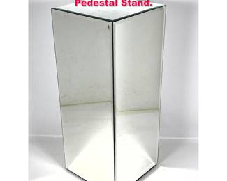 Lot 473 Sandra West Decorative Mirrored Pedestal Stand. 