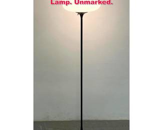 Lot 30 Black Laurel Tulip Floor Lamp. Unmarked.
