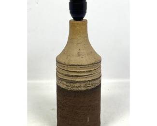 Lot 213 Danish Art Pottery Table Lamp. 