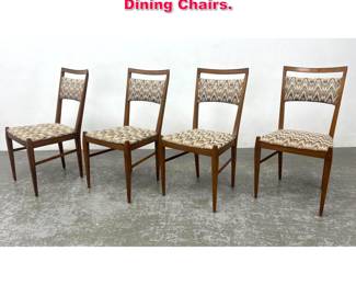 Lot 578 Set 4 Mid Century Modern Dining Chairs. 