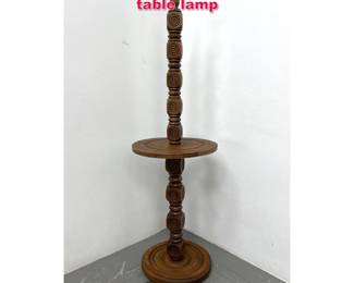 Lot 295 Geometric French Midcentury floor table lamp