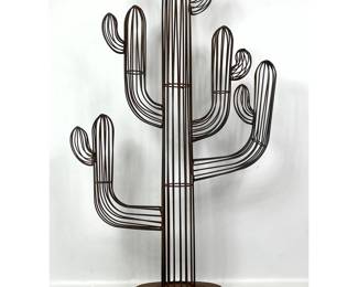 Lot 559 Metal rod cactus sculpture