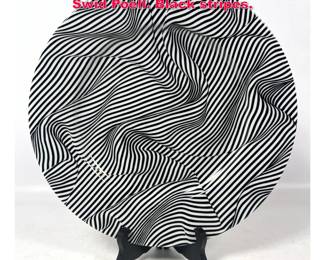 Lot 561 Trix and Robert Haussmann Plate by Swid Poell. Black stripes. 