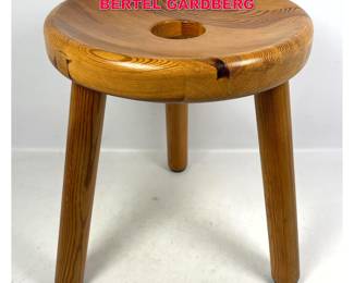 Lot 100 Wooden stool In the style of BERTEL GARDBERG 