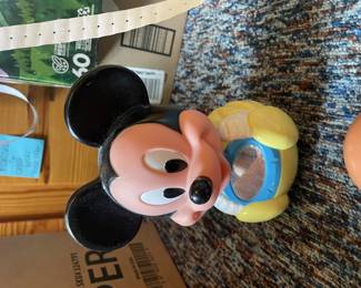 Vintage Mickey Mouse baby toy