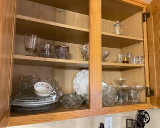 Glassware, plates, china