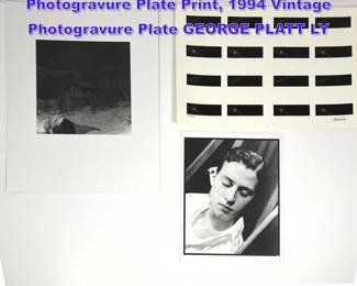 Lot 837 Unframed Art Lot. Vasarely Photogravure Plate Print, 1994 Vintage Photogravure Plate GEORGE PLATT LY
