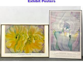 Lot 1143 Two Georgia O Keeffe Exhibit Posters