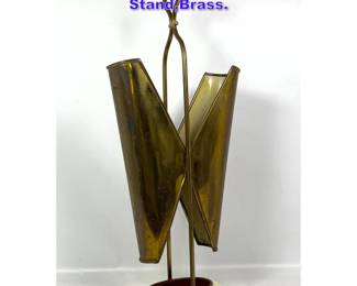 Lot 627 Italian Modern Umbrella Stand,Brass. 