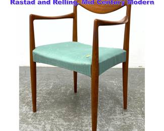Lot 1054 Norwegian Teak Bambi Chair by Rastad and Relling. Mid Century Modern 