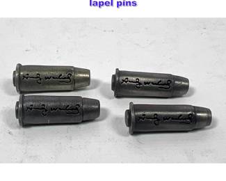 Lot 862 After Andy Warhol etched bullet lapel pins