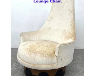 Lot 609 ADRIAN PEARSALL Tall Back Swivel Lounge Chair.