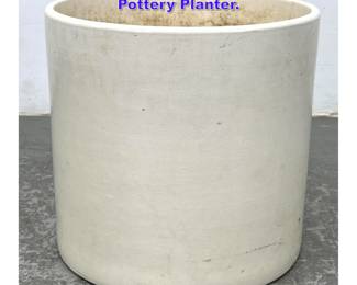 Lot 698 Glazed Cylinder Modernist Pottery Planter. 