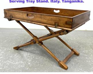 Lot 1037 Baker Milling Road Collapsable Serving Tray Stand. Italy. Tanganika. 