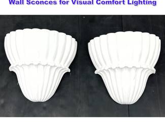 Lot 691 Bunny Williams Collection Winfield Wall Sconces for Visual Comfort Lighting