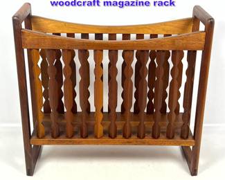 Lot 610 Arthur Umanoff for Washington woodcraft magazine rack