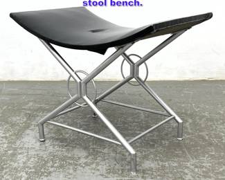 Lot 659 Contemporary silver gilt stool bench. 