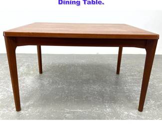 Lot 882 Danish Modern Teak refractory Dining Table. 