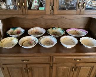 20 plus porcelain decorative bowls