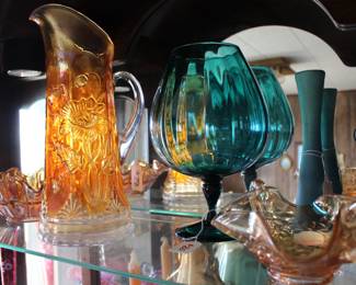 Mid century modern glass