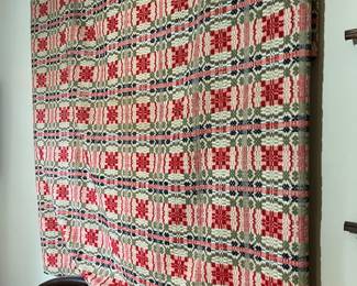 Antique coverlet