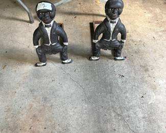 African Americana andirons