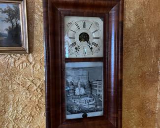 Wonderful wall antique clock