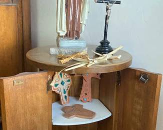 Small Table And Religious Items