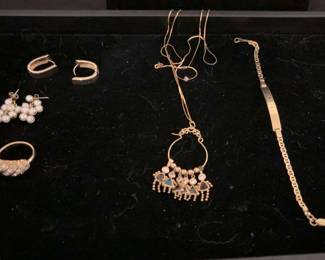 04 14K Gold Bracelet And More